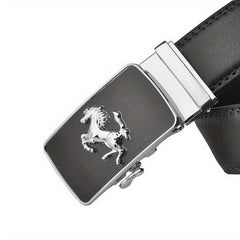 Men's Automatic Buckle Business Leather Belt