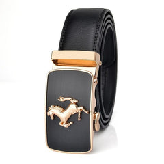Men's Automatic Buckle Business Leather Belt