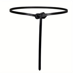 Thin Knotted Belt Vintage Solid Waistband for Women