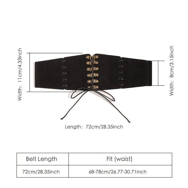 Elastic Corset Belt Wide Waist Belt For Women Girls