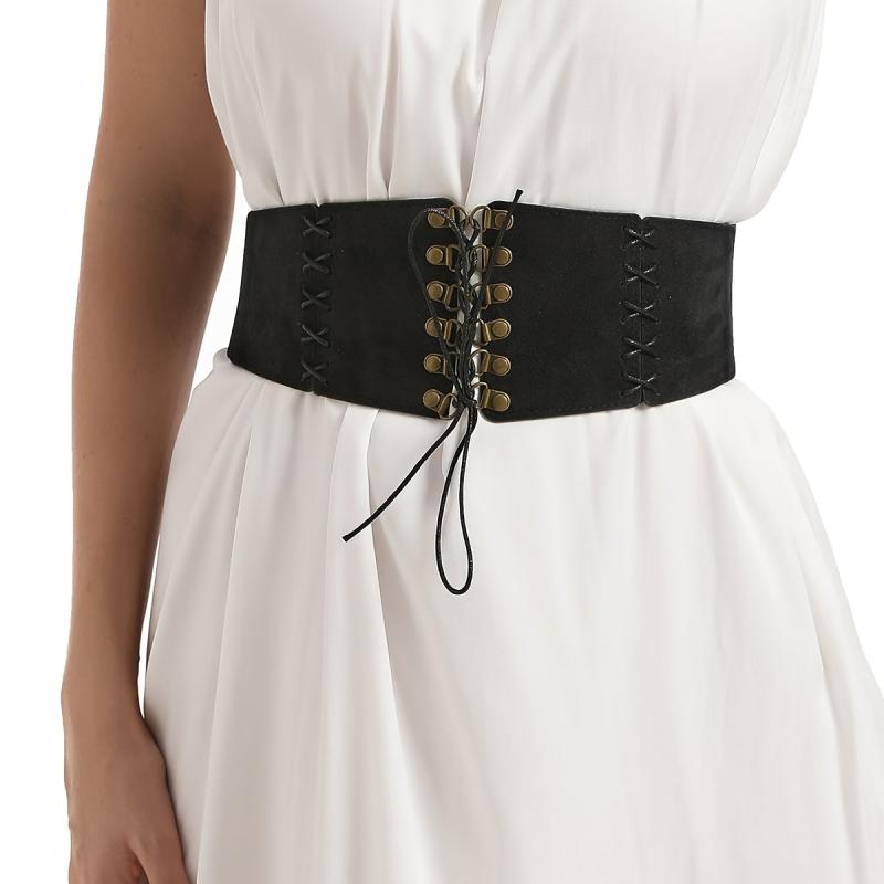 Elastic Corset Belt Wide Waist Belt For Women Girls