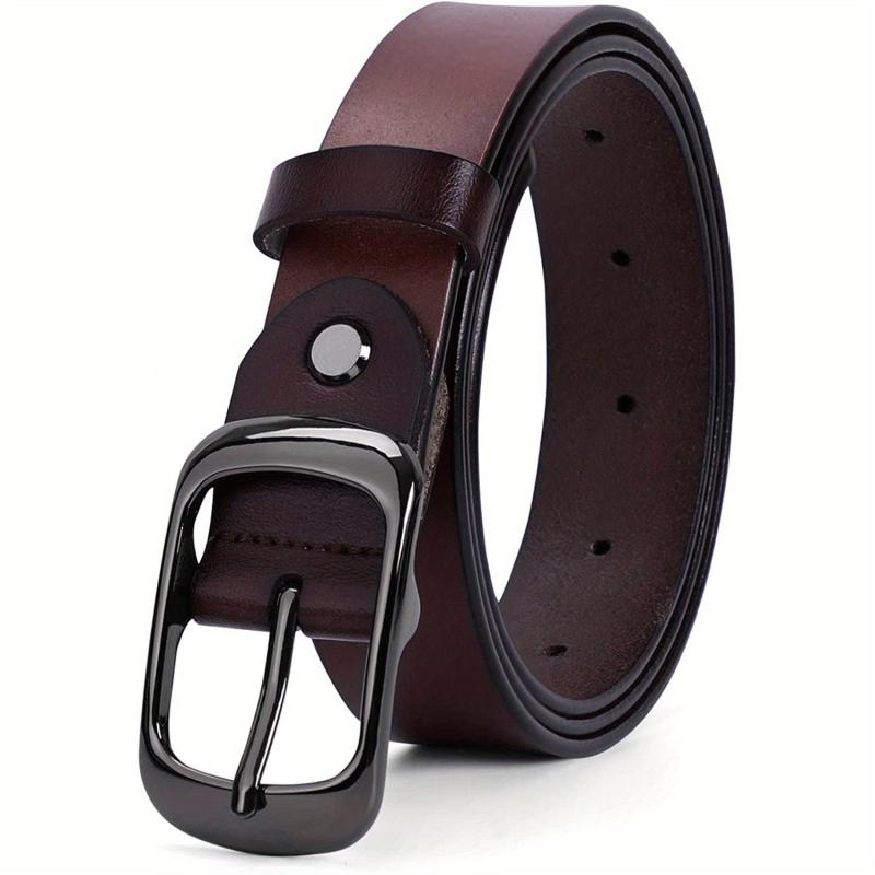  Leather Belt For Women Polished Buckle Casual Jeans Pants Belts