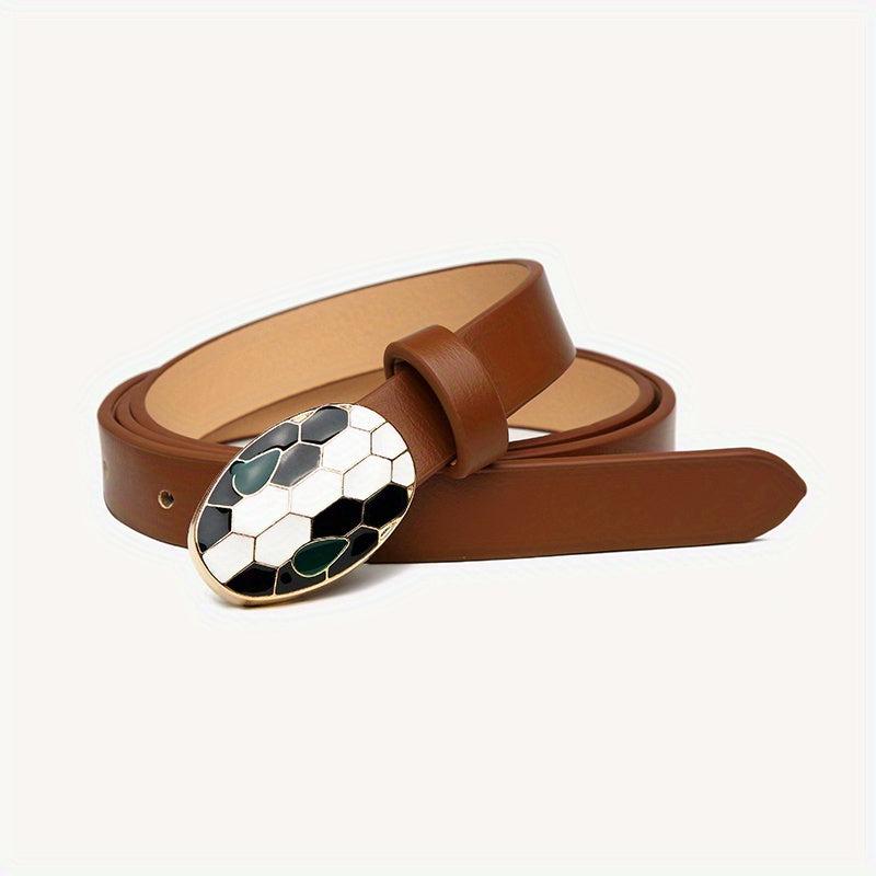 Snake Head Buckle Belt PU Belt For Women