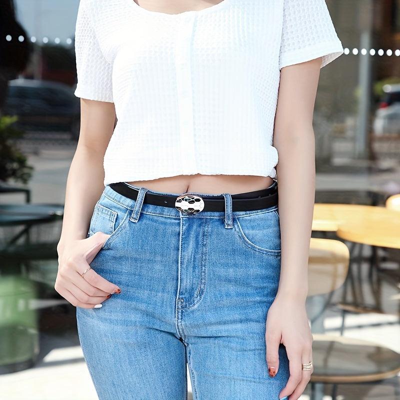 Snake Head Buckle Belt PU Belt For Women