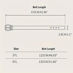 Cow Pattern PU Belt Western Carved Buckle Belts Punk Waistband