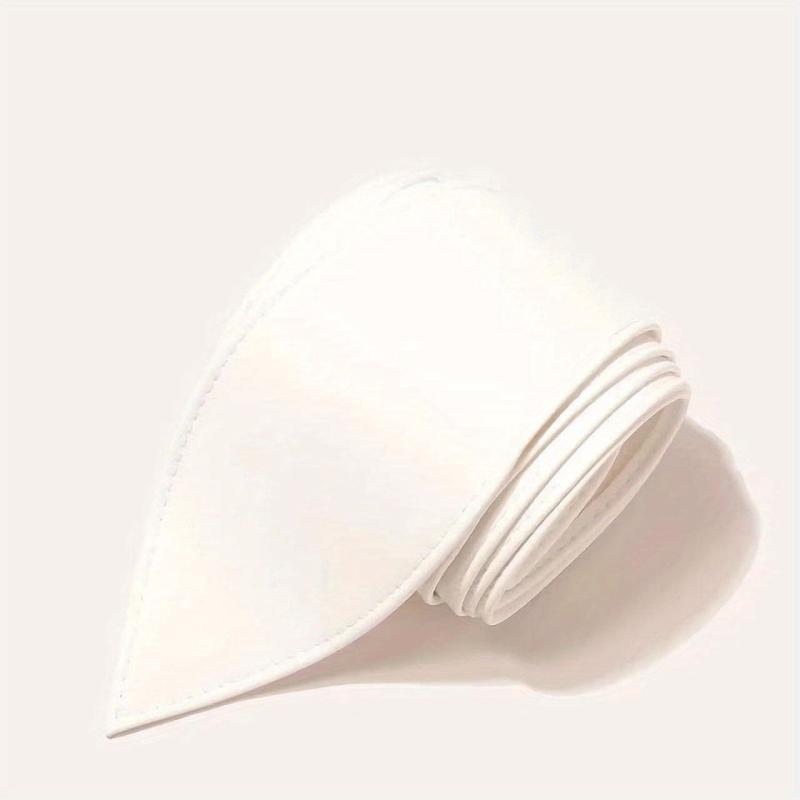 Solid Bowknot Wide Belt PU Leather Vintage Girdle Women Waistband