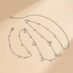 Golden Boho Belly Chains Rhinestone Pendant Tassel Body Chain