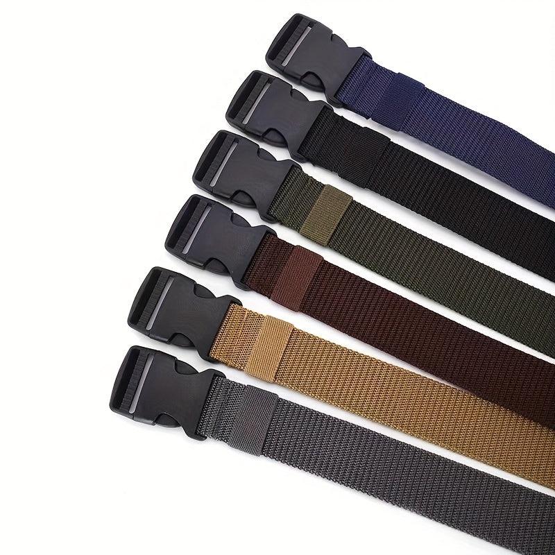 Men's Outdoor Tactical Canvas Belt 3 Nylon