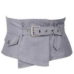 Wide Lace Up Waist Cover Up Belt for Women