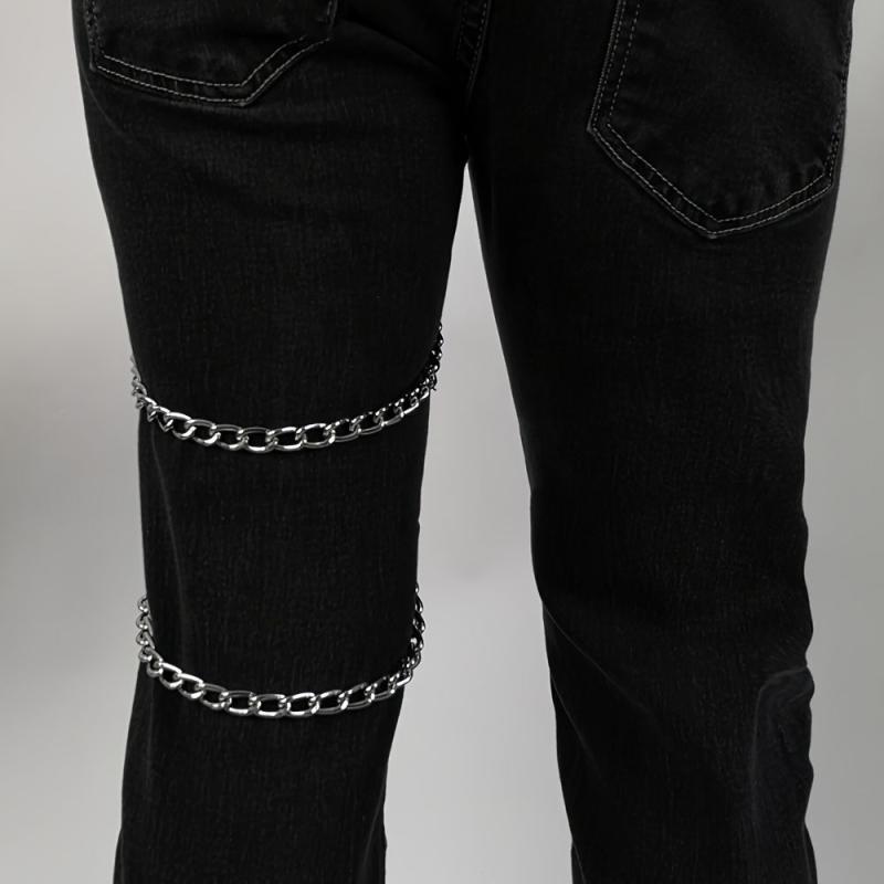 Gothic Leg Chain Harness Hip Hop Leg Strap Unisex