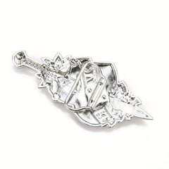 Red Heart Metal Buckle Dagger Sword Love Stab Y2K Belt