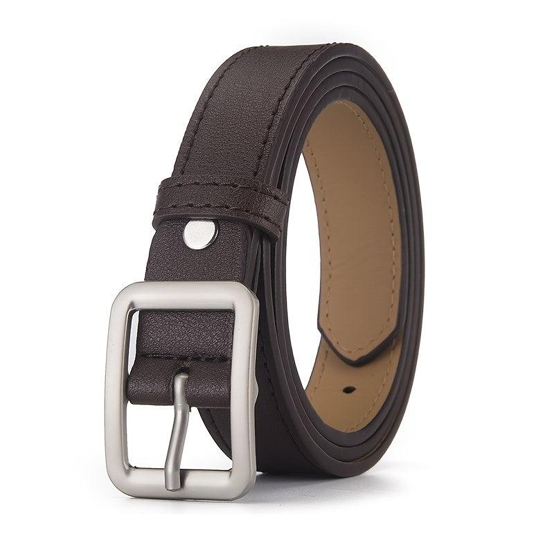 Women's Pin Buckle PU Belt, 2 Colors
