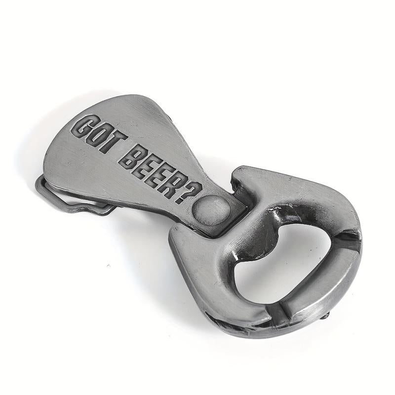 3D Stereoscopic Cans Pull Ring Beer Zinc Alloy Metal Belt Buckle