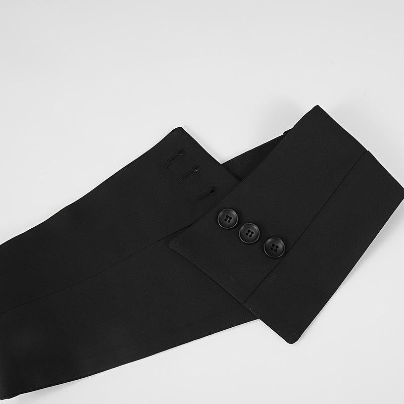 Wide Elastic Suit Girdle Women's Vintage Dress Belt