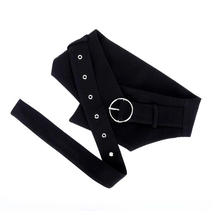 Denim Corset Belt Women's Wide Girdle Dress Skirt Decor