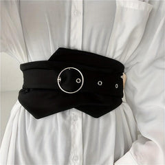 Denim Corset Belt Women's Wide Girdle Dress Skirt Decor