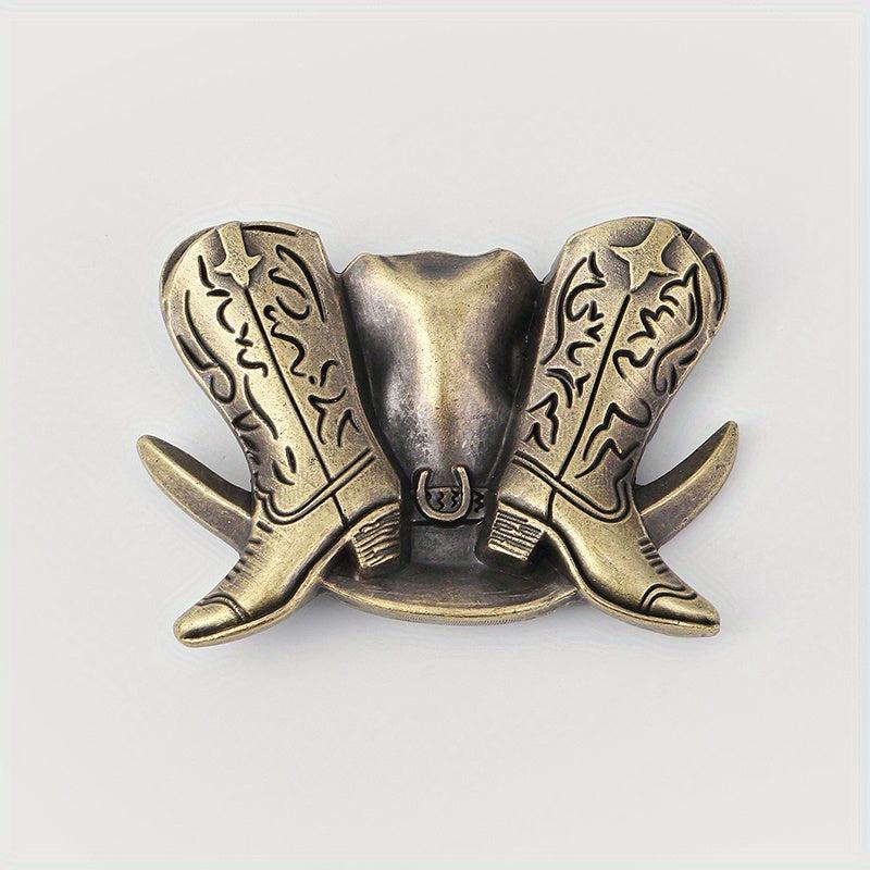 Vintage Cowboy Western Belt Buckle for Men & Women