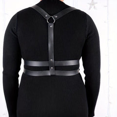  Harness Belt PU Leather Tassel Body Chest Belt Women Punk