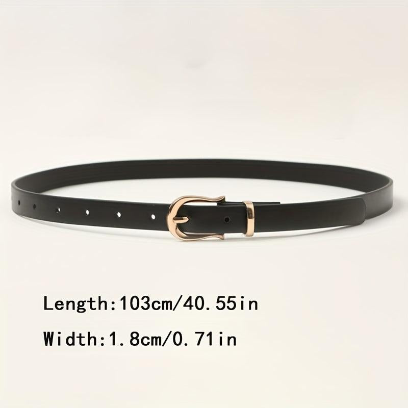 5pcs Stylish PU Belt Snake Leopard Print Vintage Belt Thin Dress Girdle