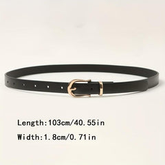 5pcs Stylish PU Belt Snake Leopard Print Vintage Belt Thin Dress Girdle