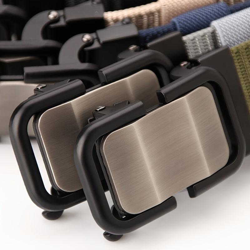Nylon Belt Automatic Buckle Waist Belt Casual Jean Belts