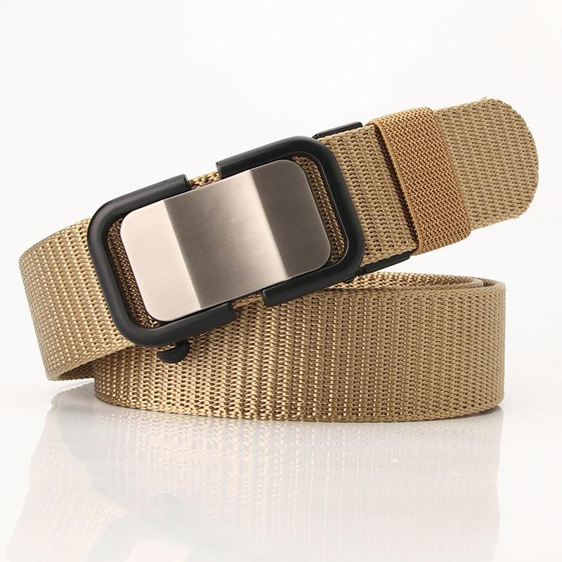 Nylon Belt Automatic Buckle Waist Belt Casual Jean Belts