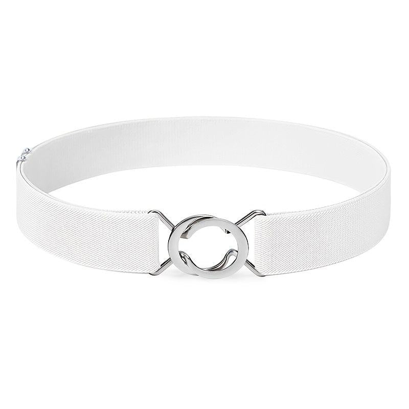 Women Stretchy Skinny Waist Belt Elastic Belt Adjustable Elastic Belt