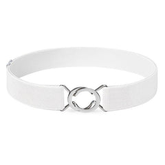 Women Stretchy Skinny Waist Belt Elastic Belt Adjustable Elastic Belt