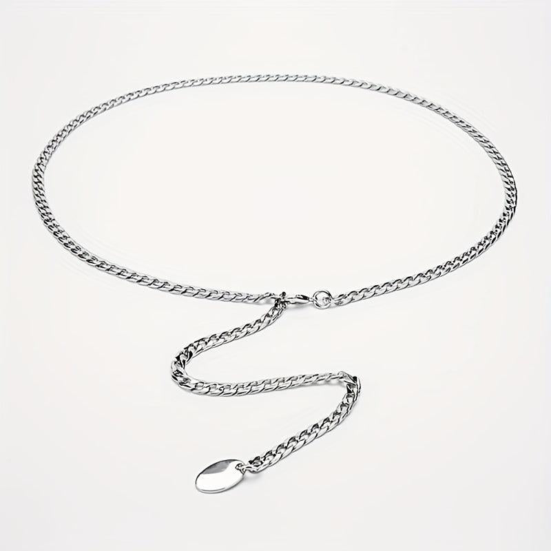 Metal Waist Chain Belt for Women Dress Clothes Accessories