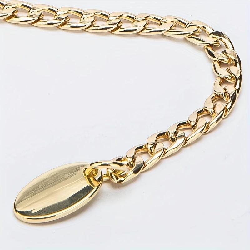 Metal Waist Chain Belt for Women Dress Clothes Accessories