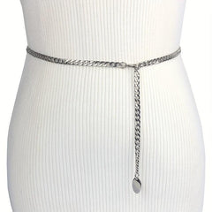 Metal Waist Chain Belt for Women Dress Clothes Accessories
