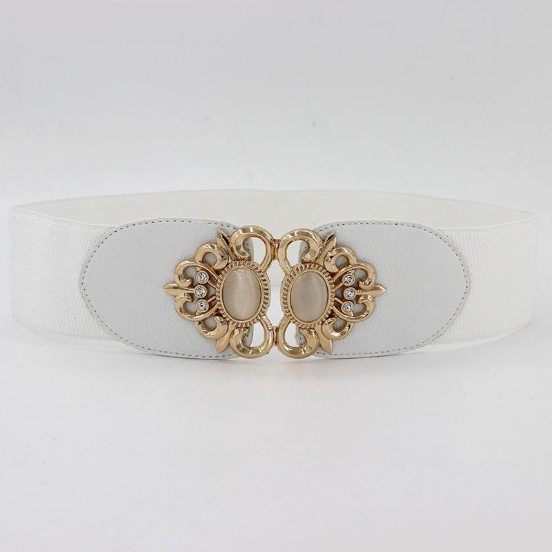 Women's Jeweled Elastic High Waist Belt for Casual Party