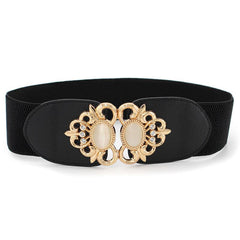 Women's Jeweled Elastic High Waist Belt for Casual Party