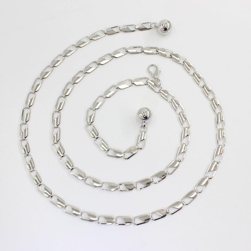 Metal Waist Chain Women's Belly Chain Thin Body Chain