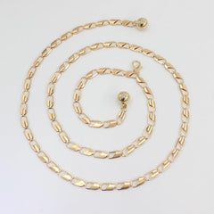 Metal Waist Chain Women's Belly Chain Thin Body Chain