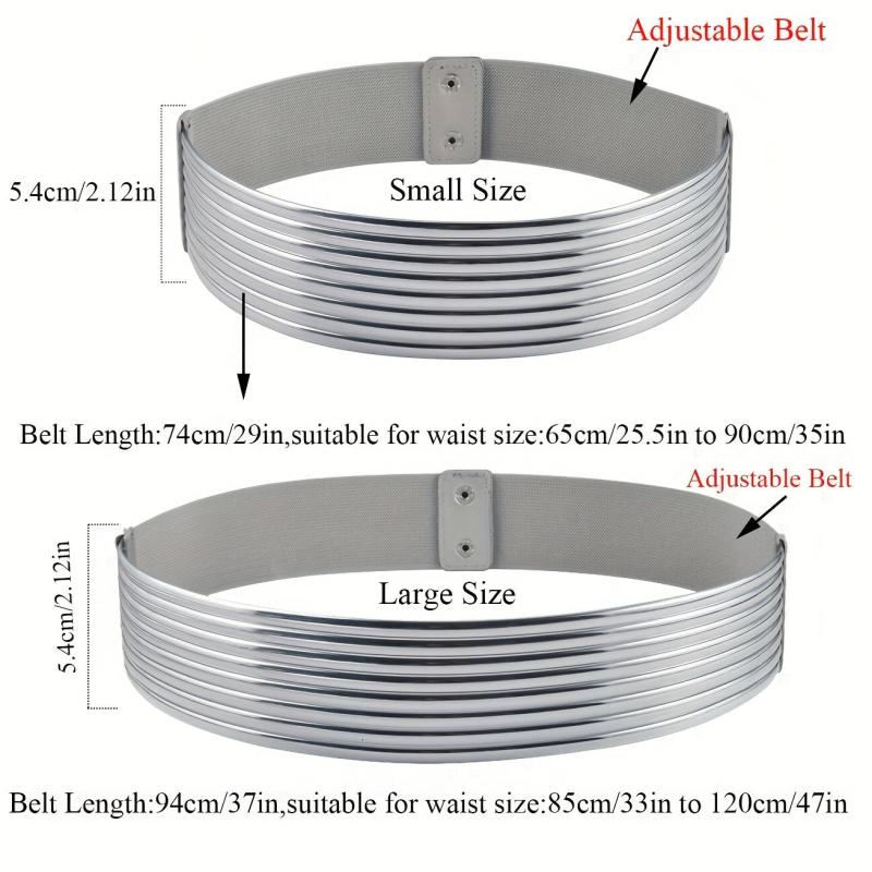 Steampunk Elastic Wide Belt Vintage Waistband for Women
