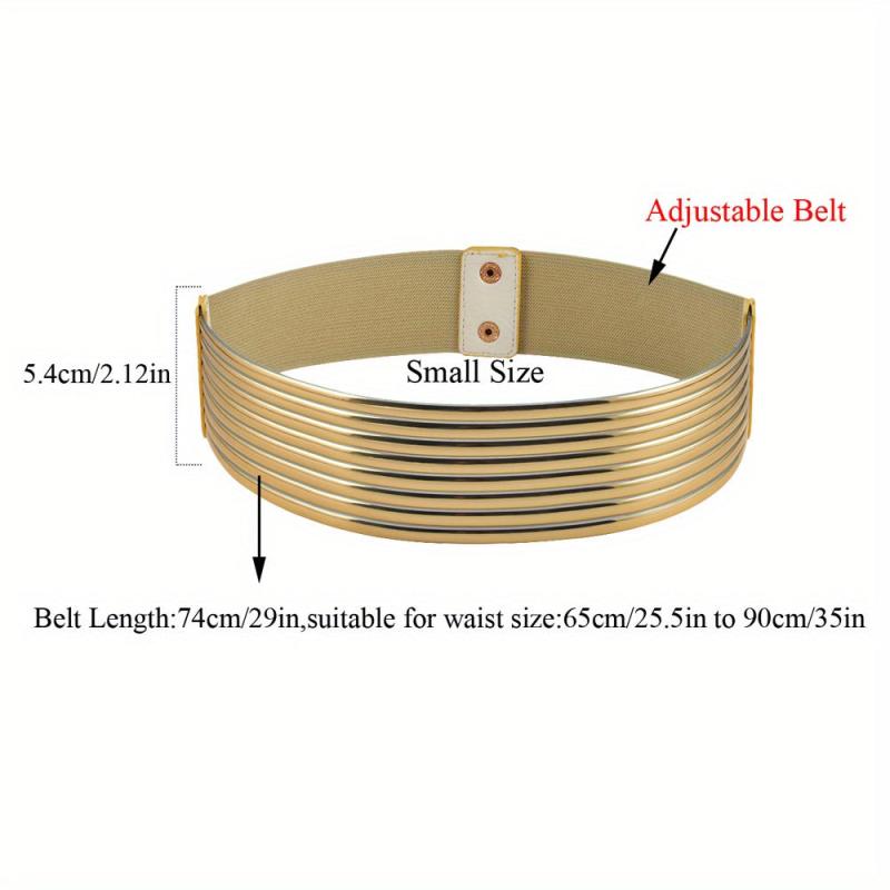 Steampunk Elastic Wide Belt Vintage Waistband for Women