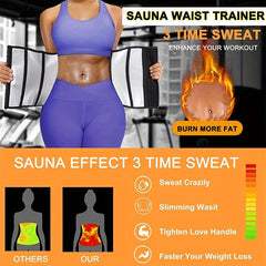 Sauna Belt Waist Trimmer Yoga Weight Loss Belt Waist Shaping
