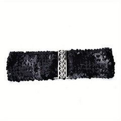 Y2K Punk Girdle Disco Wide Waistband Elastic Cinch Belt
