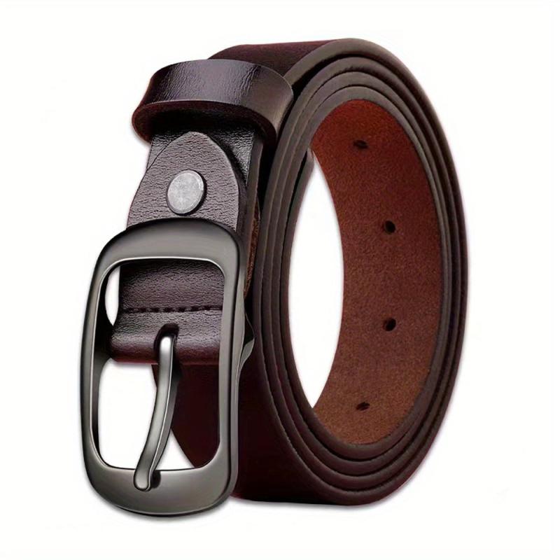 Vintage Oval Pin Buckle Belt for Women