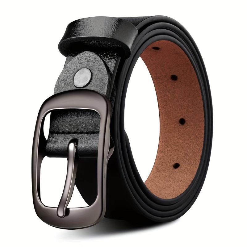 Vintage Oval Pin Buckle Belt for Women