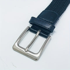 Men's Woven Elastic Belt Student Leisure Sports Belts