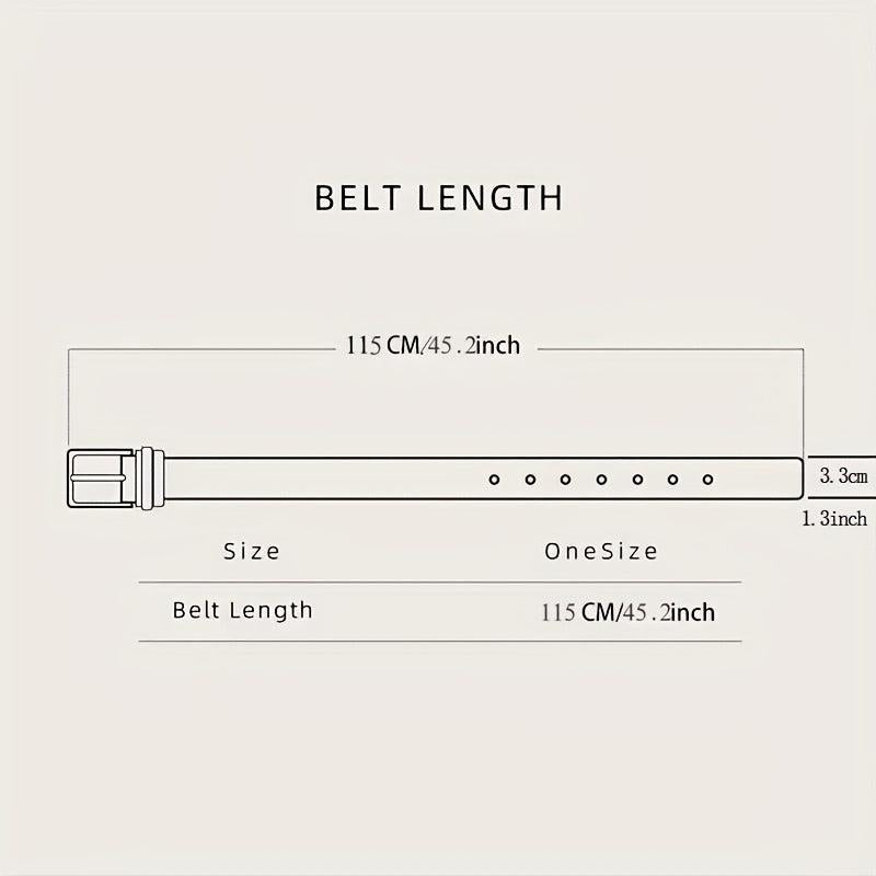 Men's Woven Elastic Belt Student Leisure Sports Belts