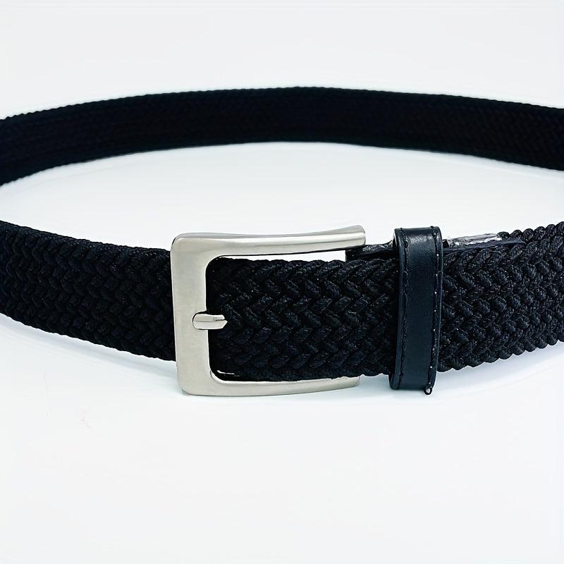 Men's Woven Elastic Belt Student Leisure Sports Belts