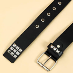 Y2K Leather Belt Tassel Chain Goth Punk Girl Belts For Jeans Pants