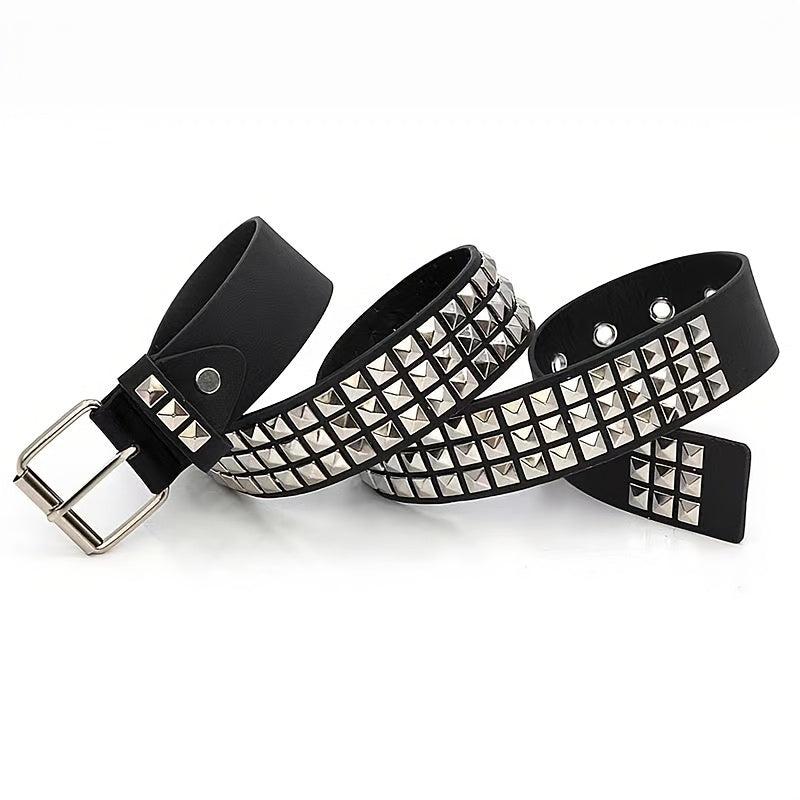 Y2K Leather Belt Tassel Chain Goth Punk Girl Belts For Jeans Pants