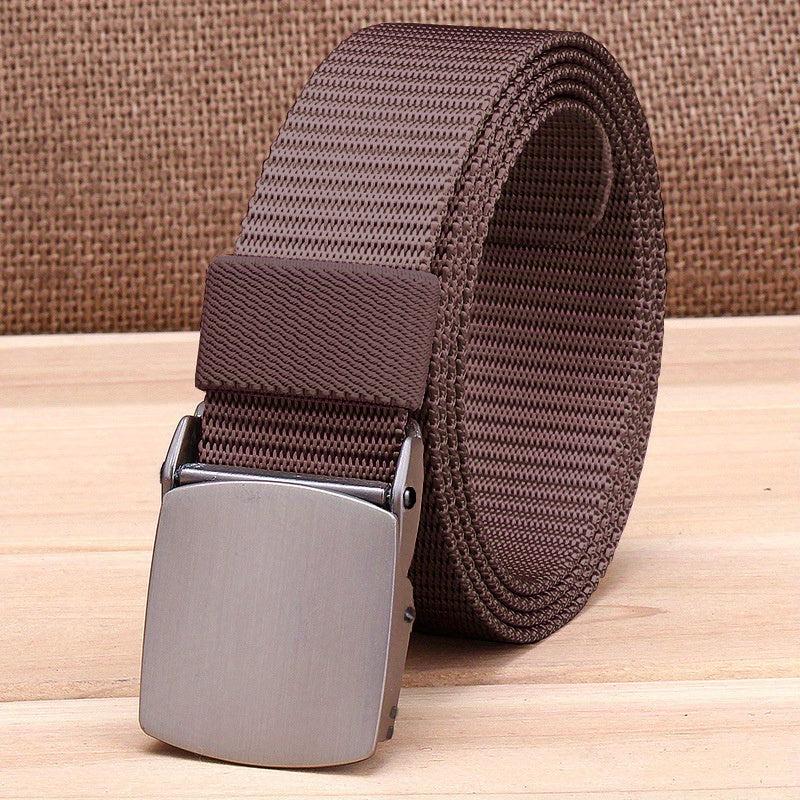 Adjustable Military Tactical Belt Metal Buckle Canvas Waistband