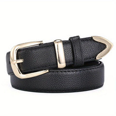Vintage Pin Buckle Belt PU Coat Girdle Jeans Pants Belt Women