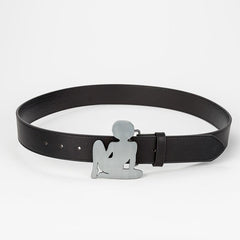  Punk Belt Stylish Character Buckle PU Belt
