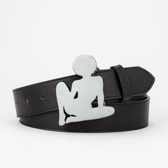  Punk Belt Stylish Character Buckle PU Belt